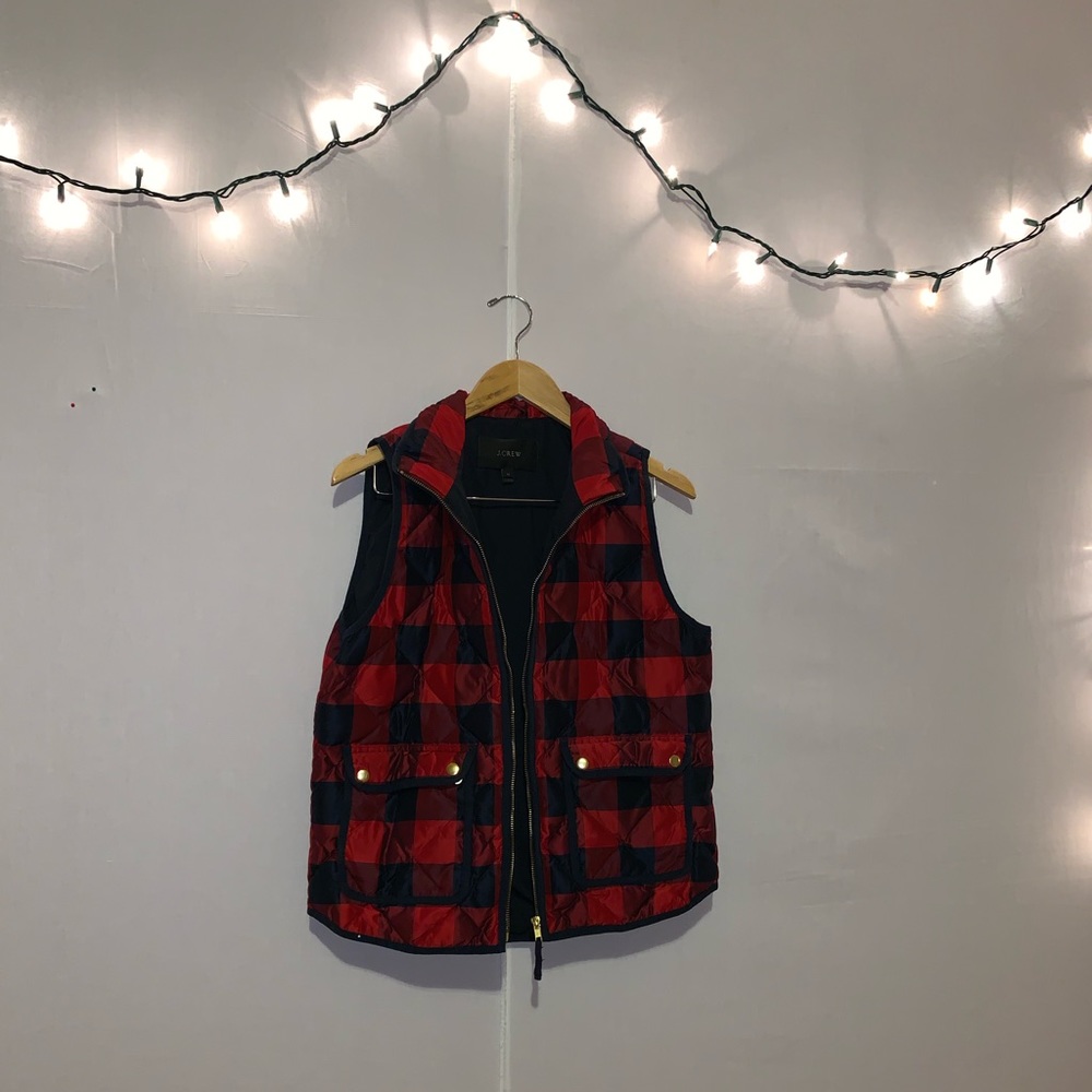 J. Crew Plaid Vest ✨